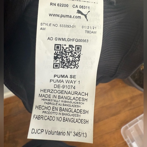 Puma mini black mini dress size XL - Picture 7 of 7